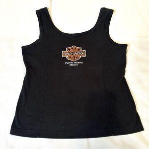 Embroidered Harley Davidson Tank